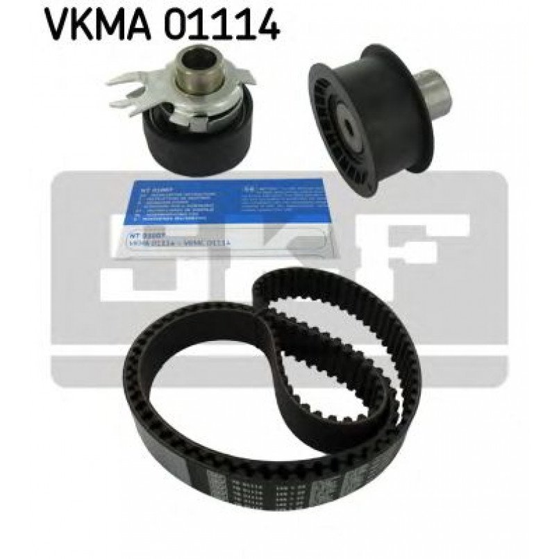 VKMA 01114 SKF Комплект (ремінь+ролики)